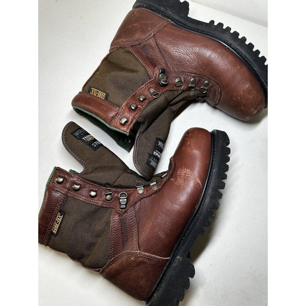 Vintage 90s Wolverine Gore-Tex Sport Steel Toe Work/Hunting Boots Size 7 W
